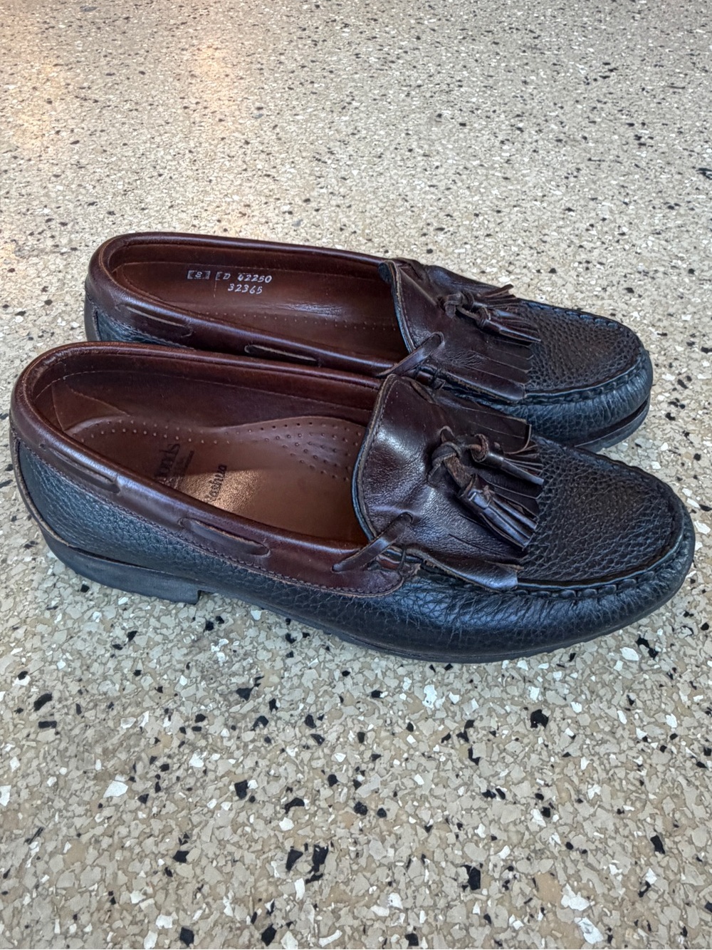 Allen Edmonds Brown Leather Tassel Loafers